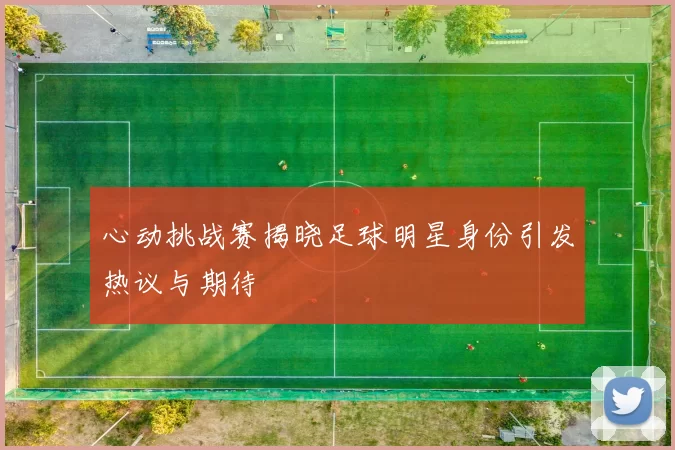 心动挑战赛揭晓足球明星身份引发热议与期待